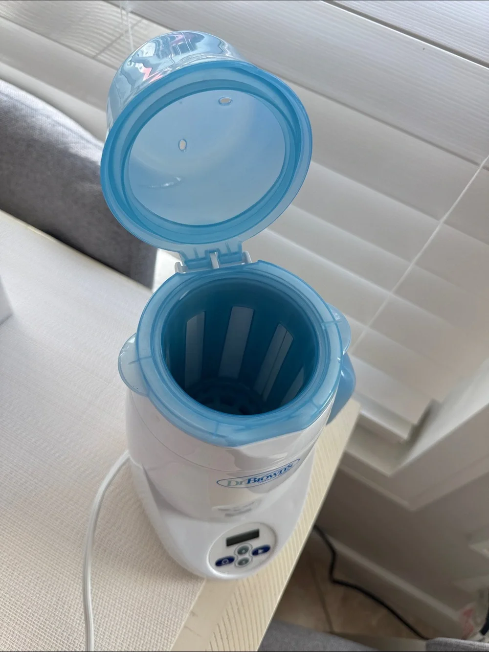 Dr. Brown's Blue Baby Bottle Warmer - Electric Bottle Heater